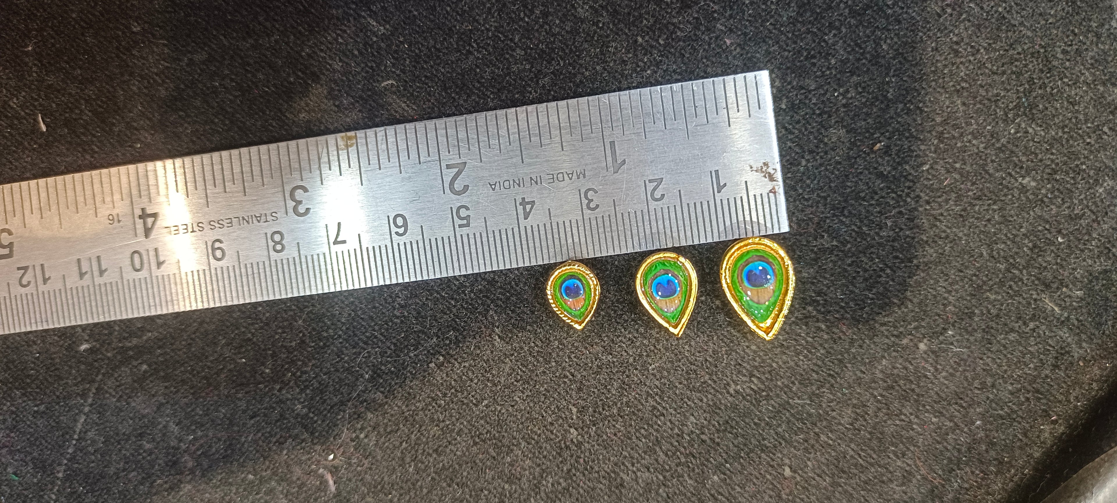 Peacock pendant|| 12 piece pack and 50 piece pack||