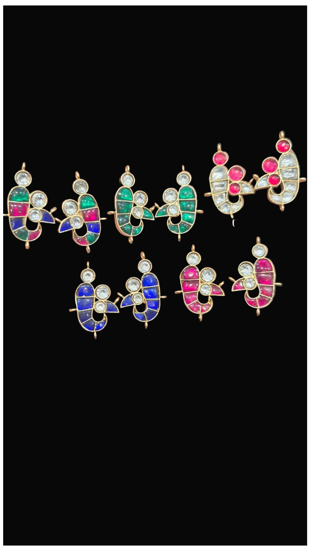 Jadau kundan|| 1 piece pack and 6 pieces pack ||