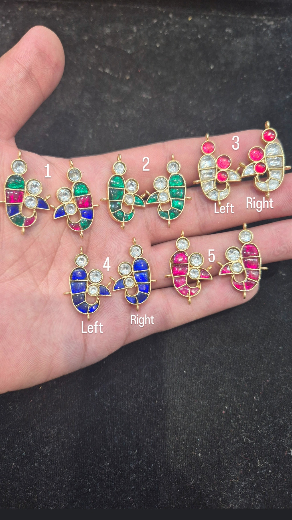 Jadau kundan|| 1 piece pack and 6 pieces pack ||
