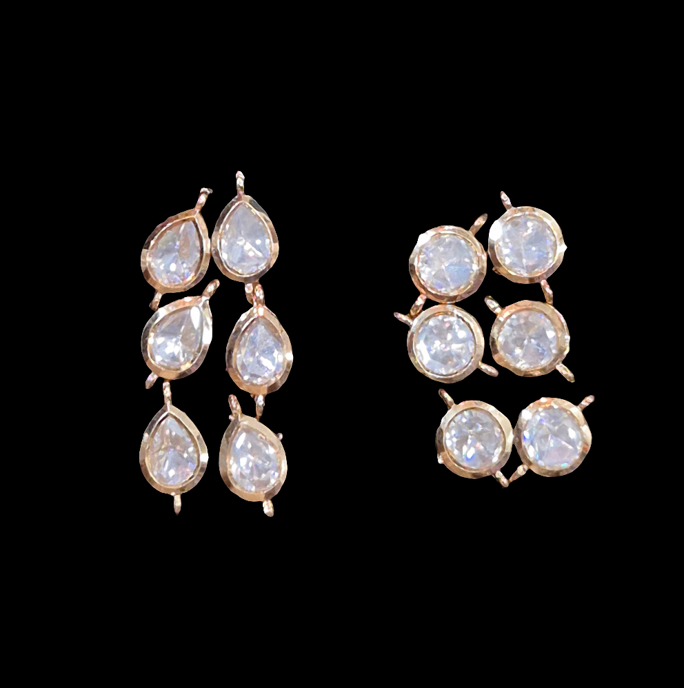 Moissanite pieces || 6 piece and 12 pieces pack||