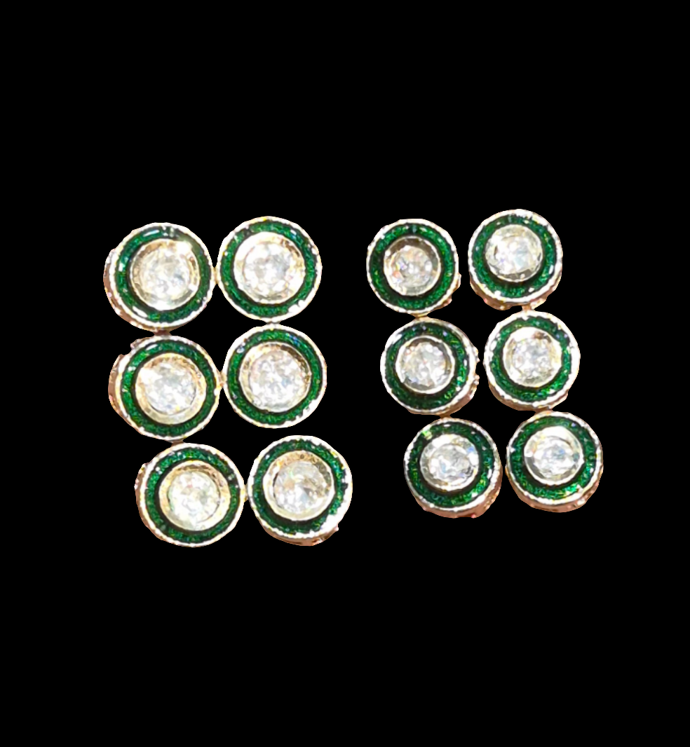 Moissanite pieces || 6 piece pack ||