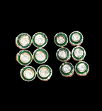 Moissanite pieces || 6 piece pack ||