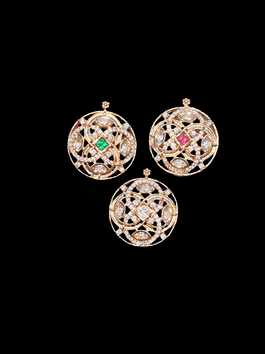 Polki pendant || 1 piece and 6 piece pack ||