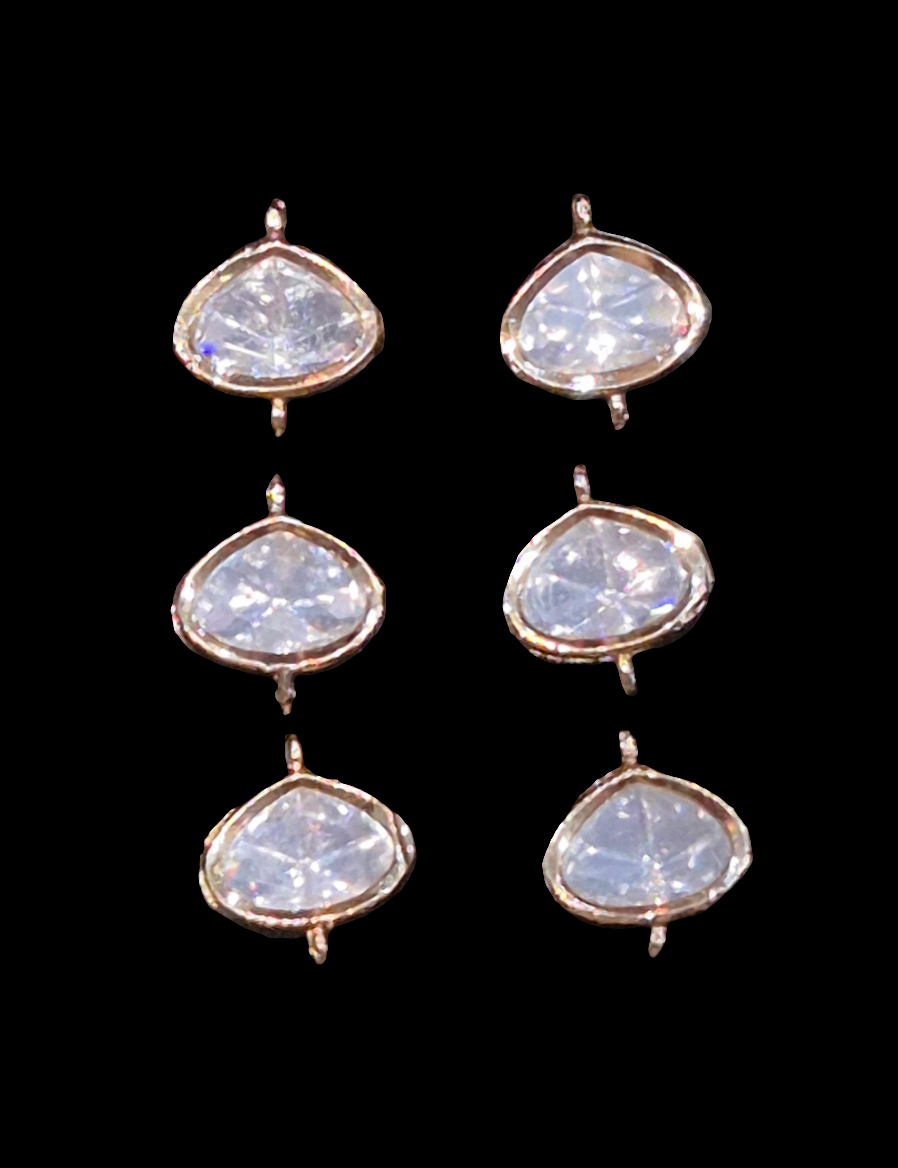 Polki stones || 6 piece and 12 piece pack ||