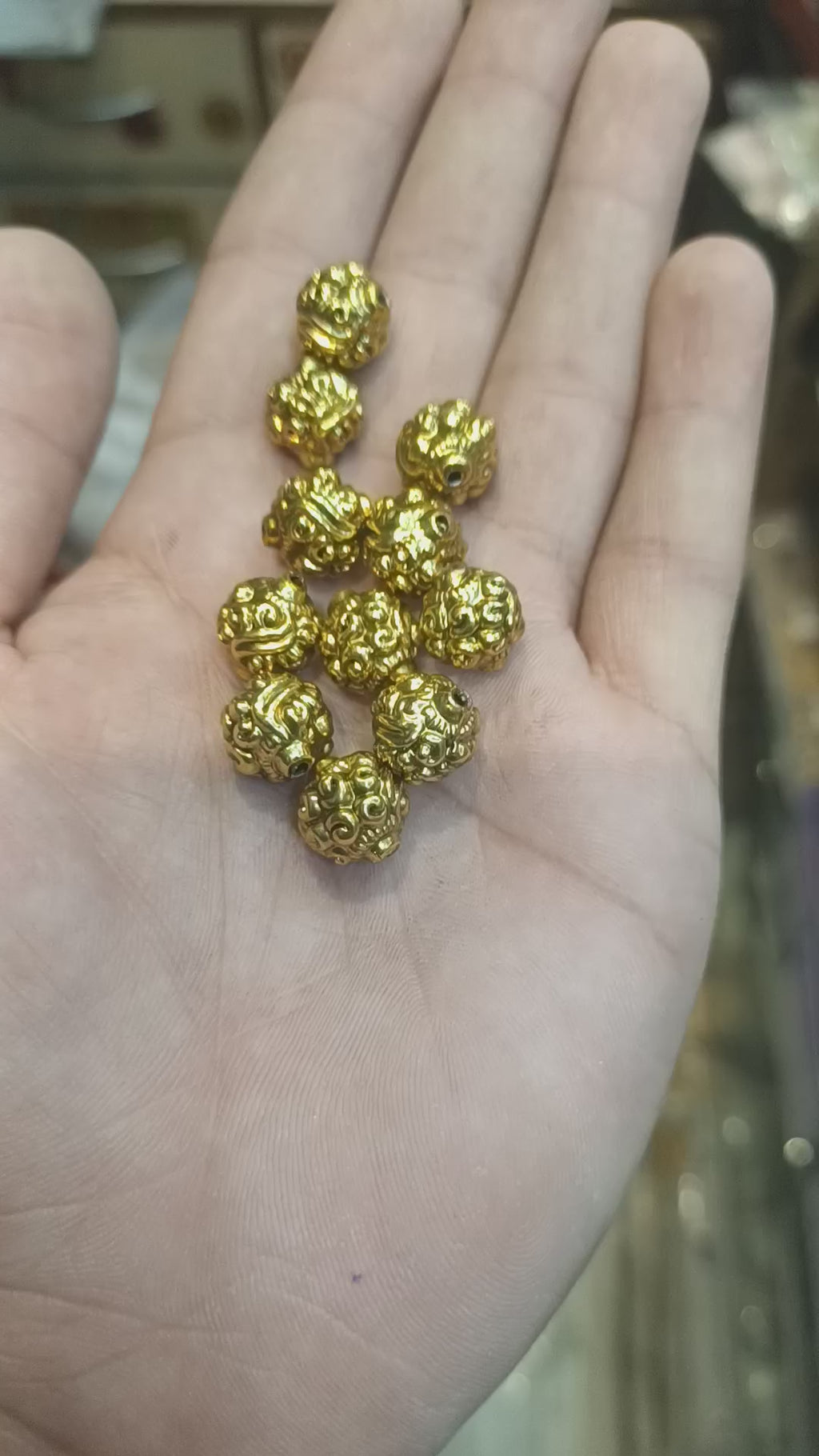 Brass balls || anti tarnish || 12 pcs pack ||