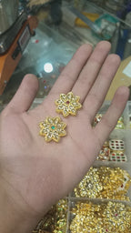 Meena kundan || 6pcs  - 12 pcs pack||