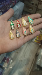 Premium polki Meena Tikde || 1 pcs - 6 pcs packing || Anti tarnish ||