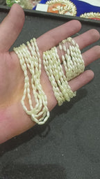 Rice beads || double coated pearls || plastic pearls || 1 bunch - 400 beads ||