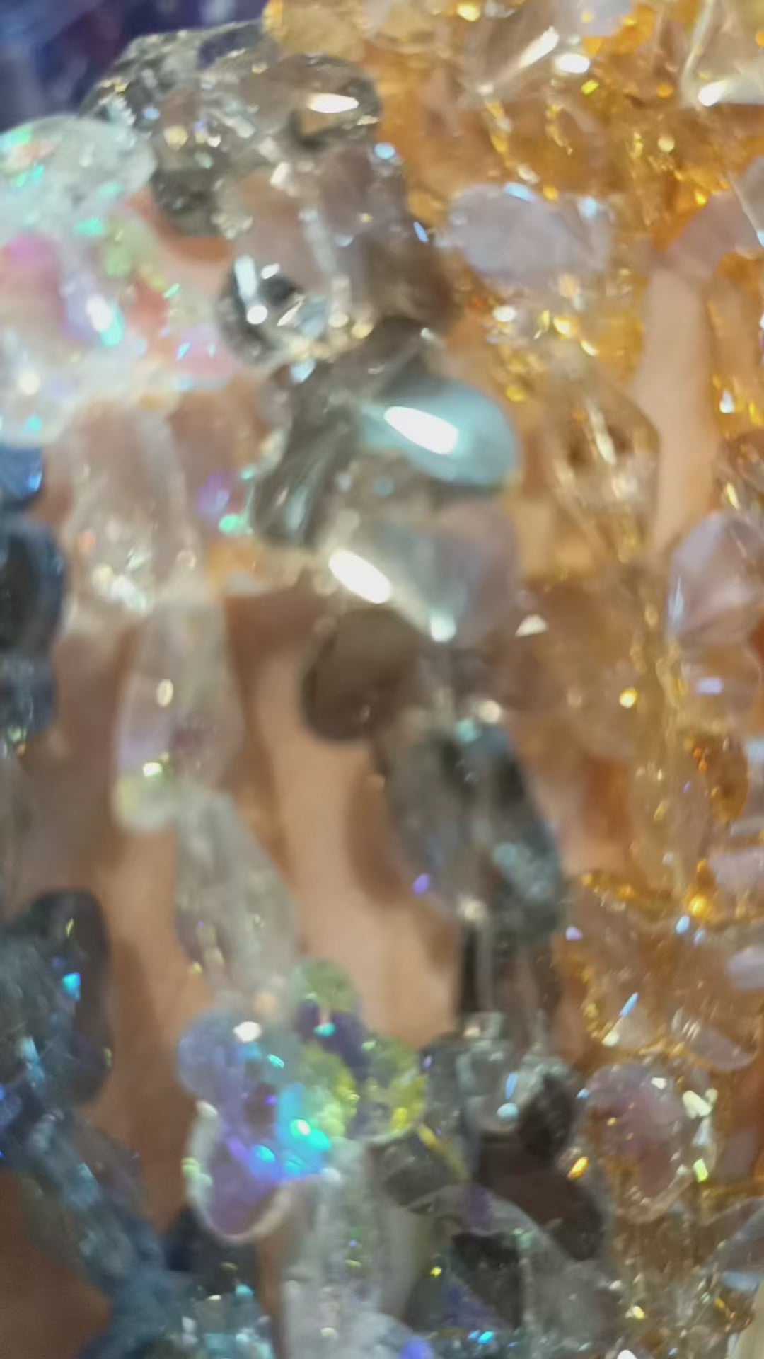 Premium butterfly crystal || 60 beads in a strand || 6 colours available ||