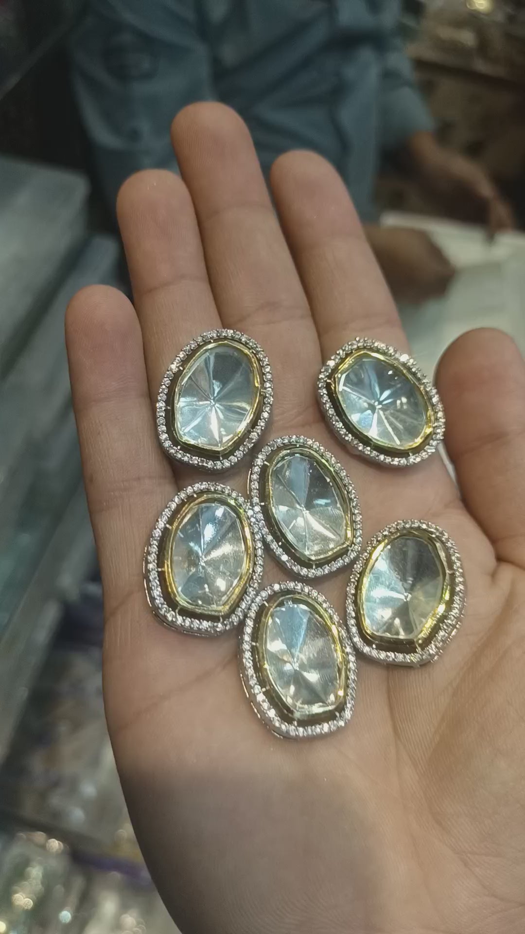 Premium brass kundan