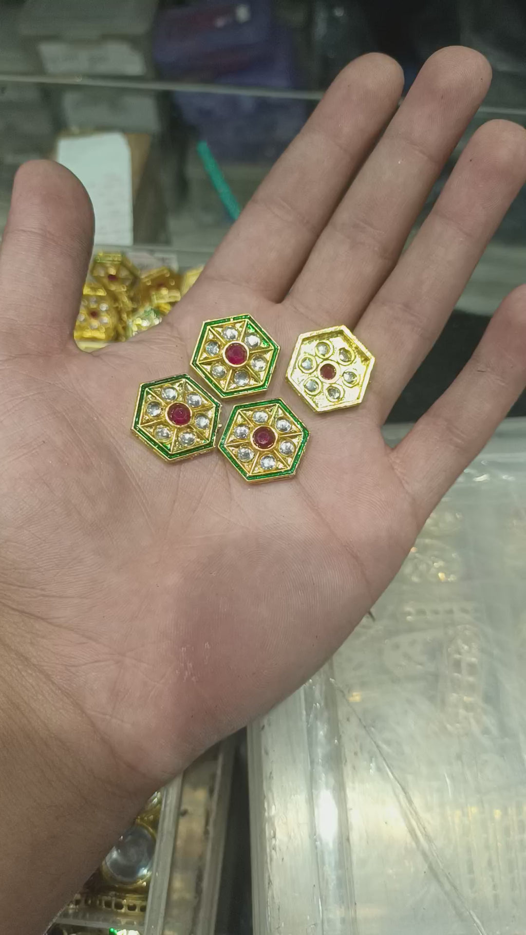 Meena kundan || 6 - 24 pcs packing ||