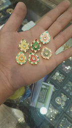 Premium polki Meena kundan || 1 pcs - 6 pcs packing ||