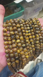 Tiger eye beads || 10mm and 8mm size || 1 pcs - 12 pcs packing || 10mm - 38 beads  || 8mm - 48 beads ||
