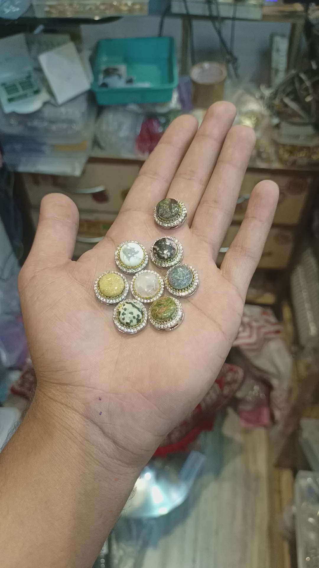 Premium Marble brass kundan