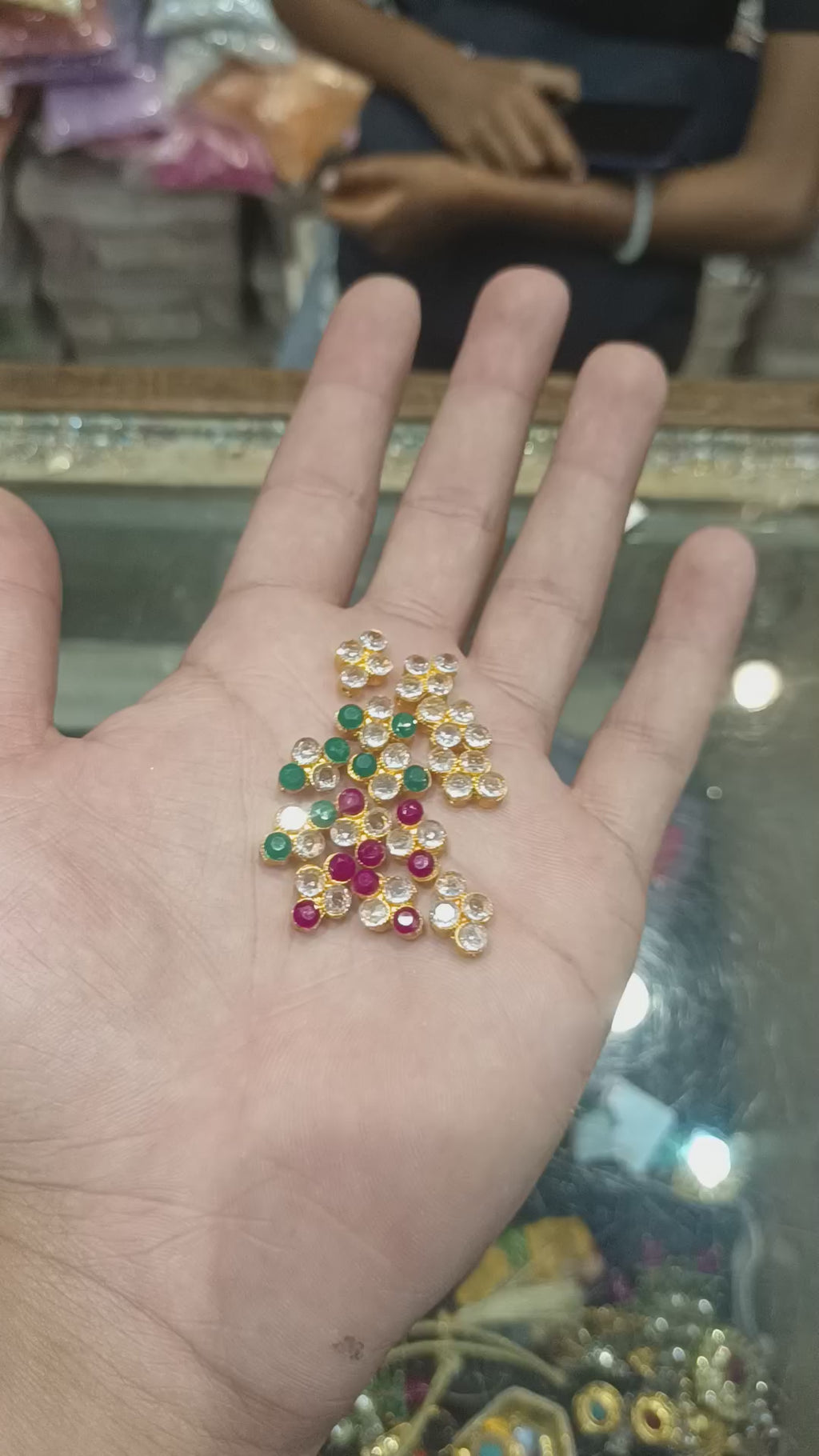 Ad kundan|| Anti tarnish|| 6-12 pcs pack ||