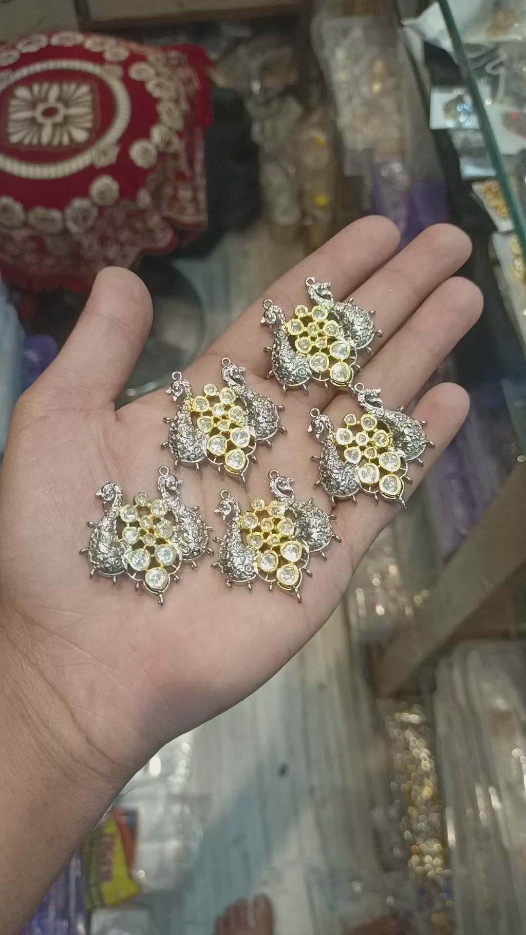 Premium brass kundan