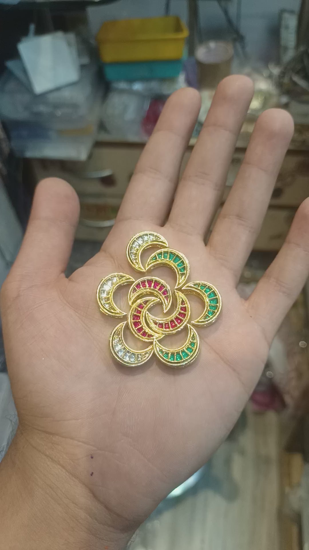 Meena kundan || 3 - 12 pcs packing ||