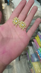 Kundan earring tops || 1 pair packing ||