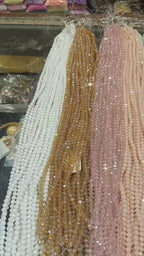 6mm glass crystal || 16 colours available ||