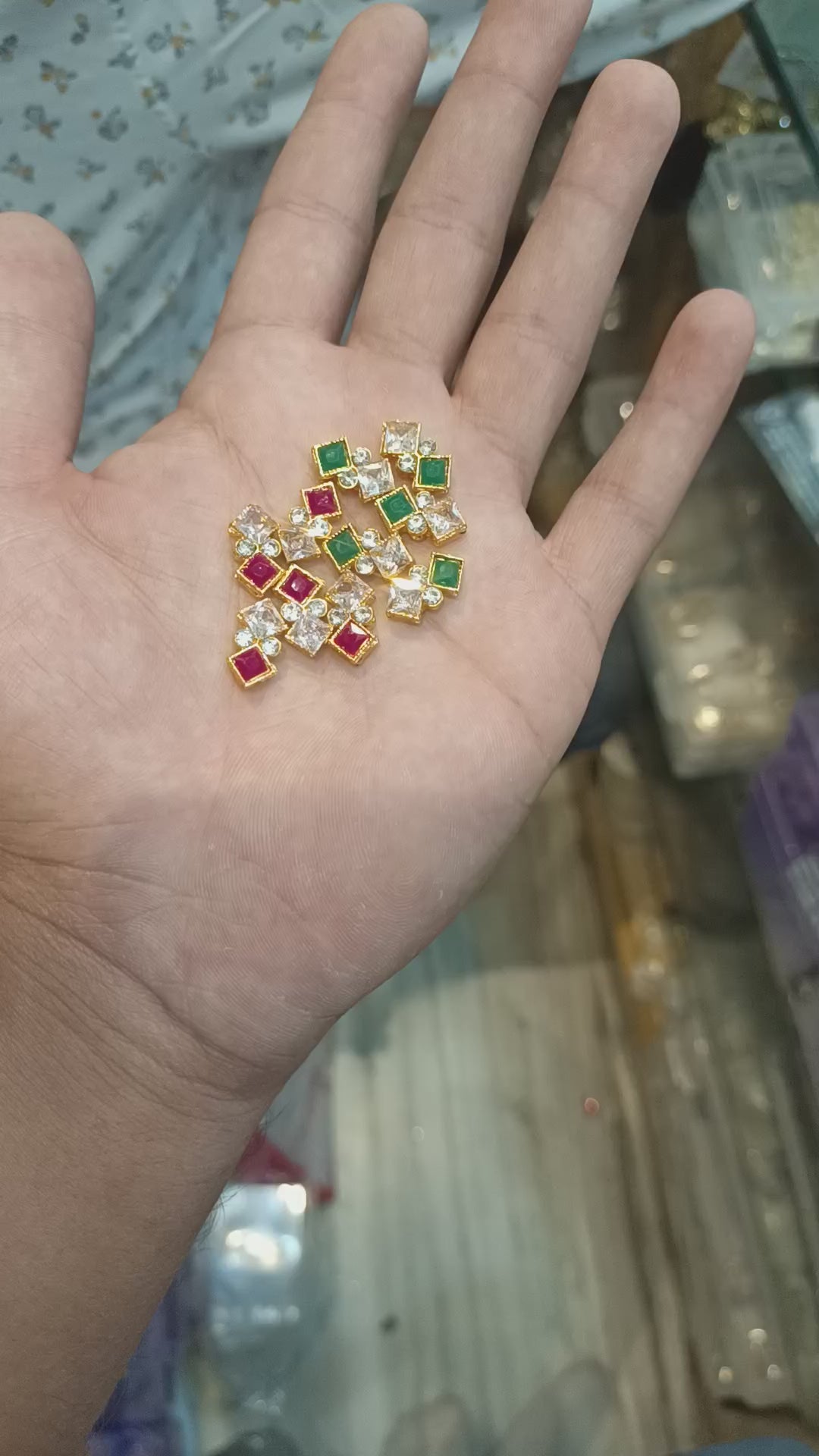 Ad kundan || 12 pcs and 6 pcs pack ||