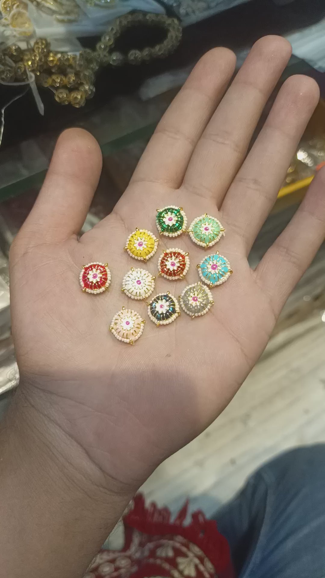 Meena kundan || 6 - 12 pcs packing ||