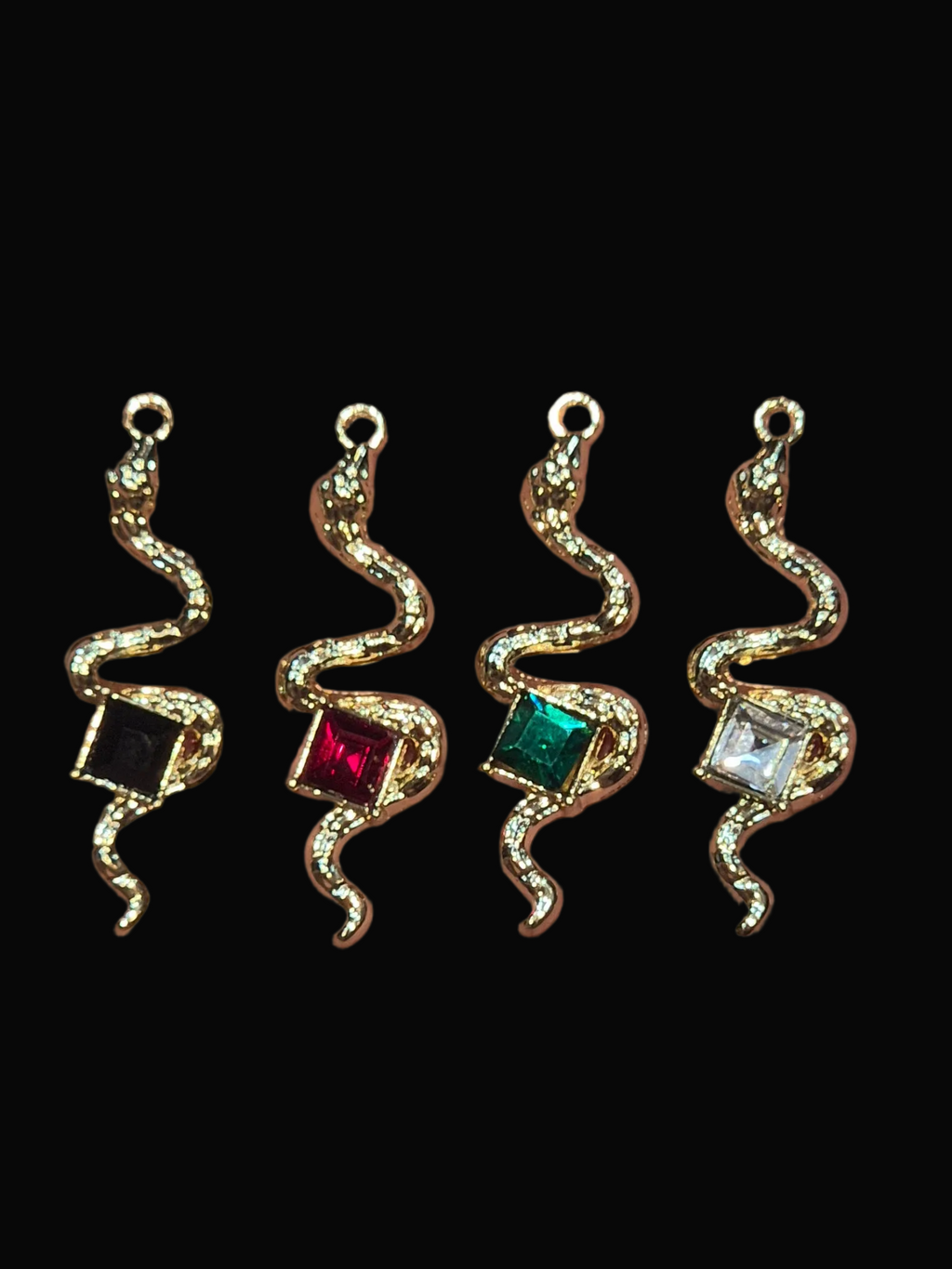 Antitarnish snake charms || 6 piece pack ||