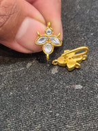 Jadau earcuffs  || 8 stones || 1 pair pack