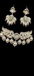 Polki Pendant earring set || 1 set packing
