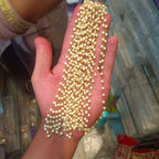 4mm moti chain / ganthan mala || 1 bunch = 4.5 metre approx || 1 bunch - 10 bunch pack || raw materials ||