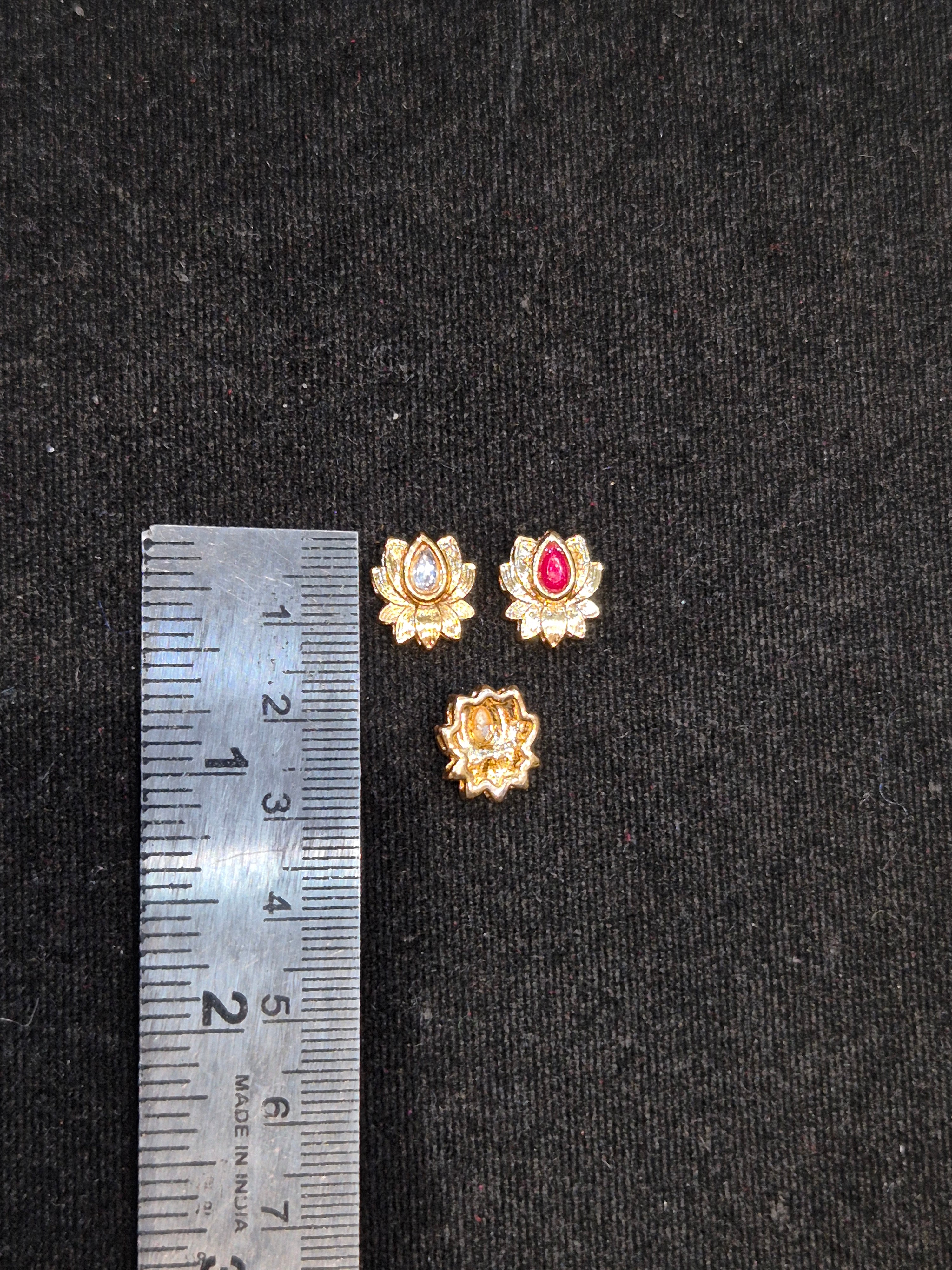 Lotus kundan|| 12 piece pack ||