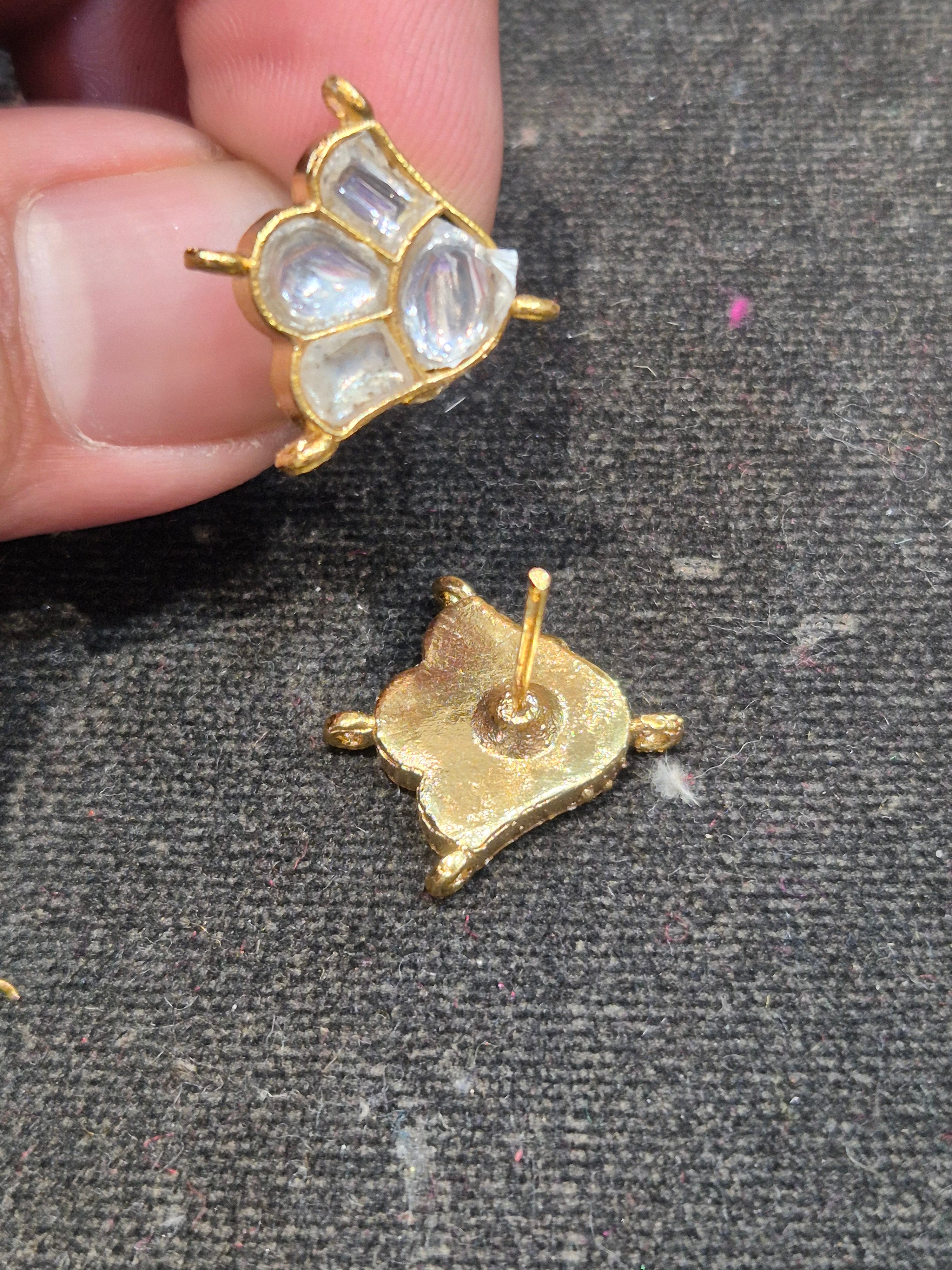 Jadau tops || 8 stones || 1 pair pack