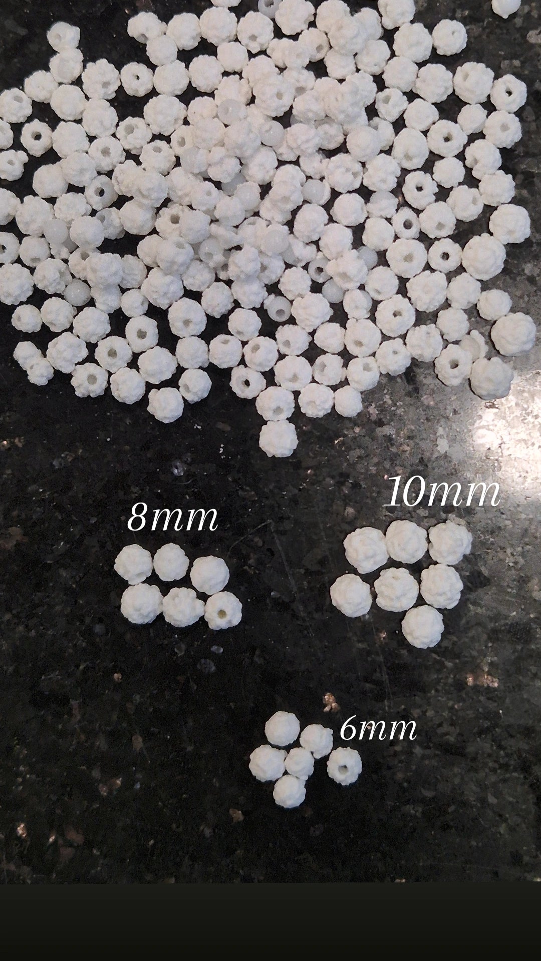 Real halwa beads || 3 sizes available ||