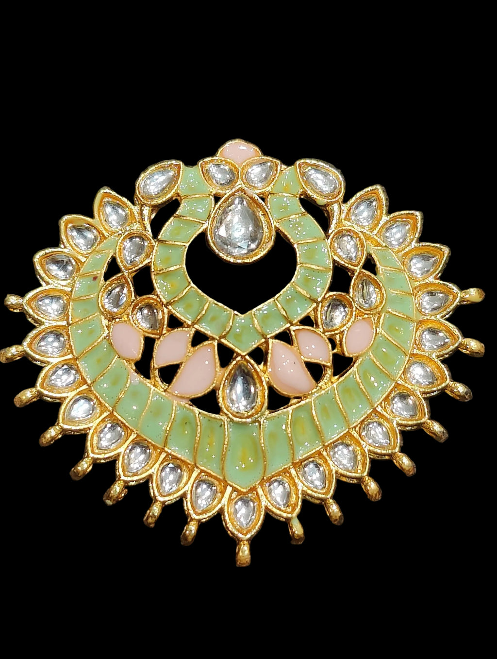 Meena kundan Pendant || Single piece packing