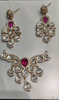Polki Pendant earring set || 1 set packing