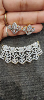AD Pendant earring set|| 1 set packing