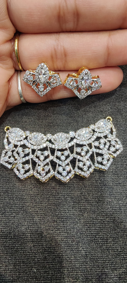 AD Pendant earring set|| 1 set packing