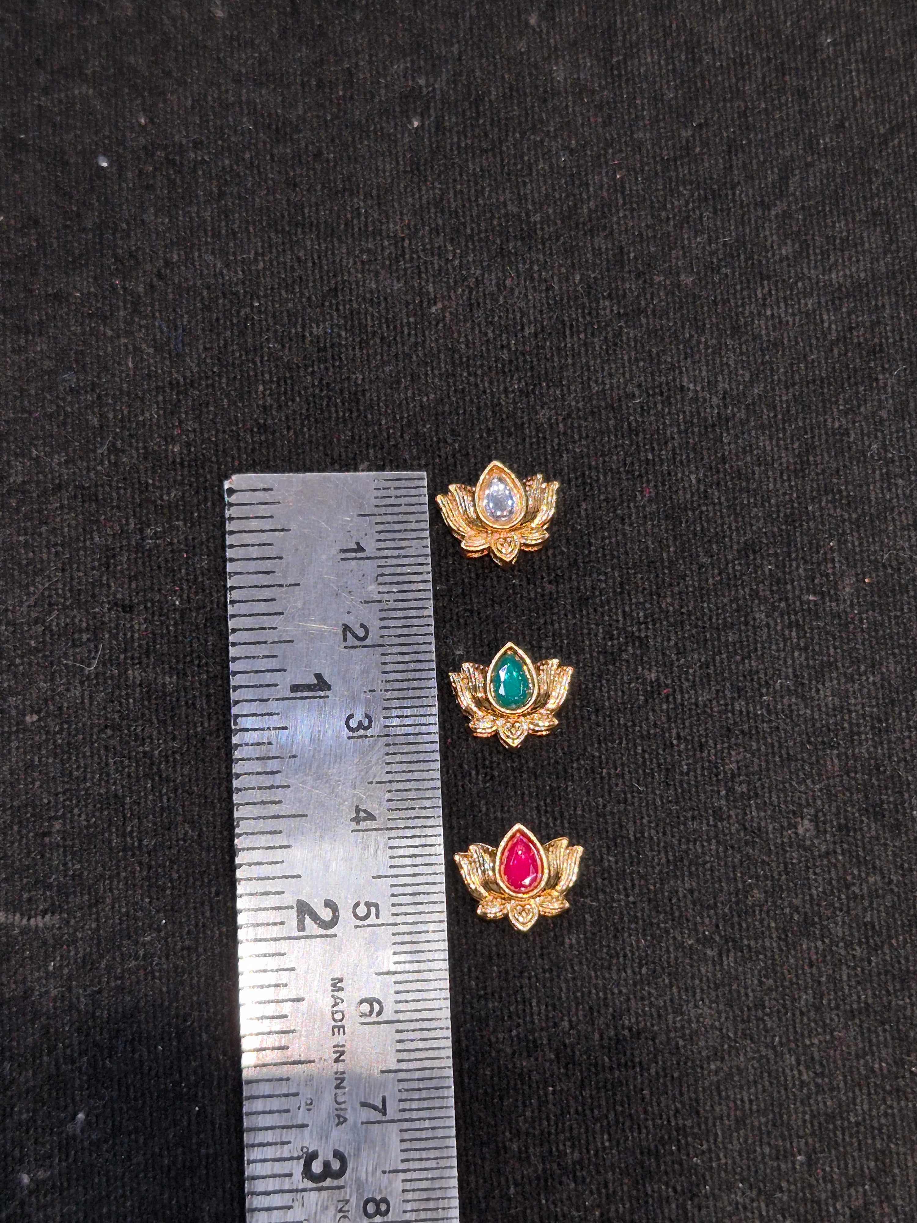 Meena kundan || 12 piece pack ||