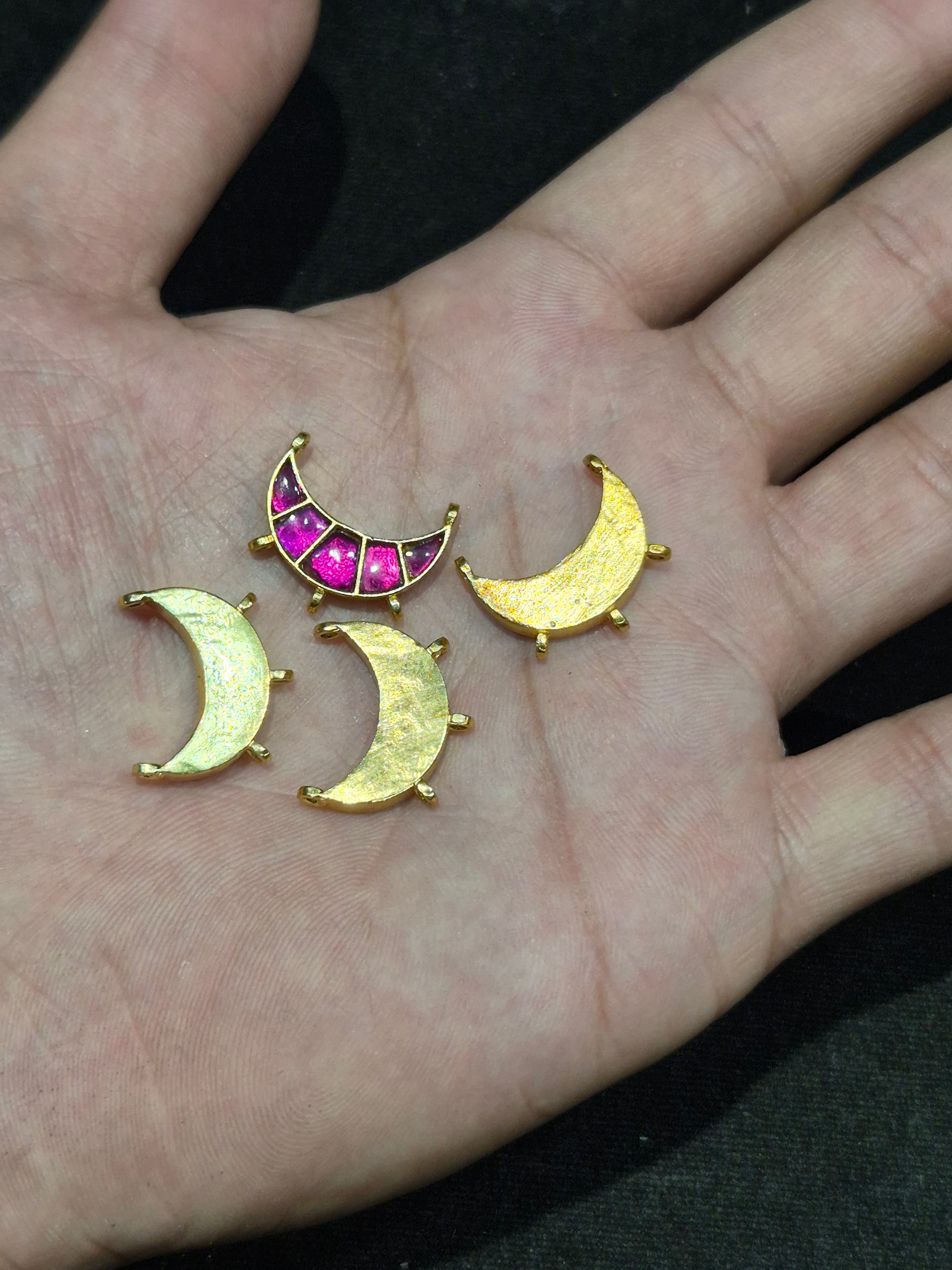 Jadau kundan|| 1 piece and 6||pieces pack||