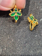 Jadau earcuffs  || 8 stones || 1 pair pack