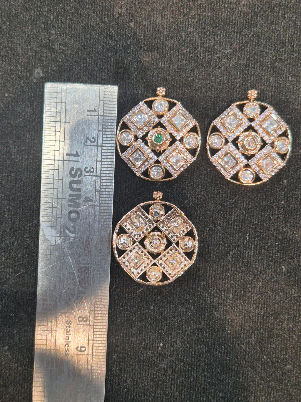 Polki pendants || 1 piece and 6 piece pack ||