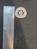 Moissanite pendant earring set || 1 set packing ||