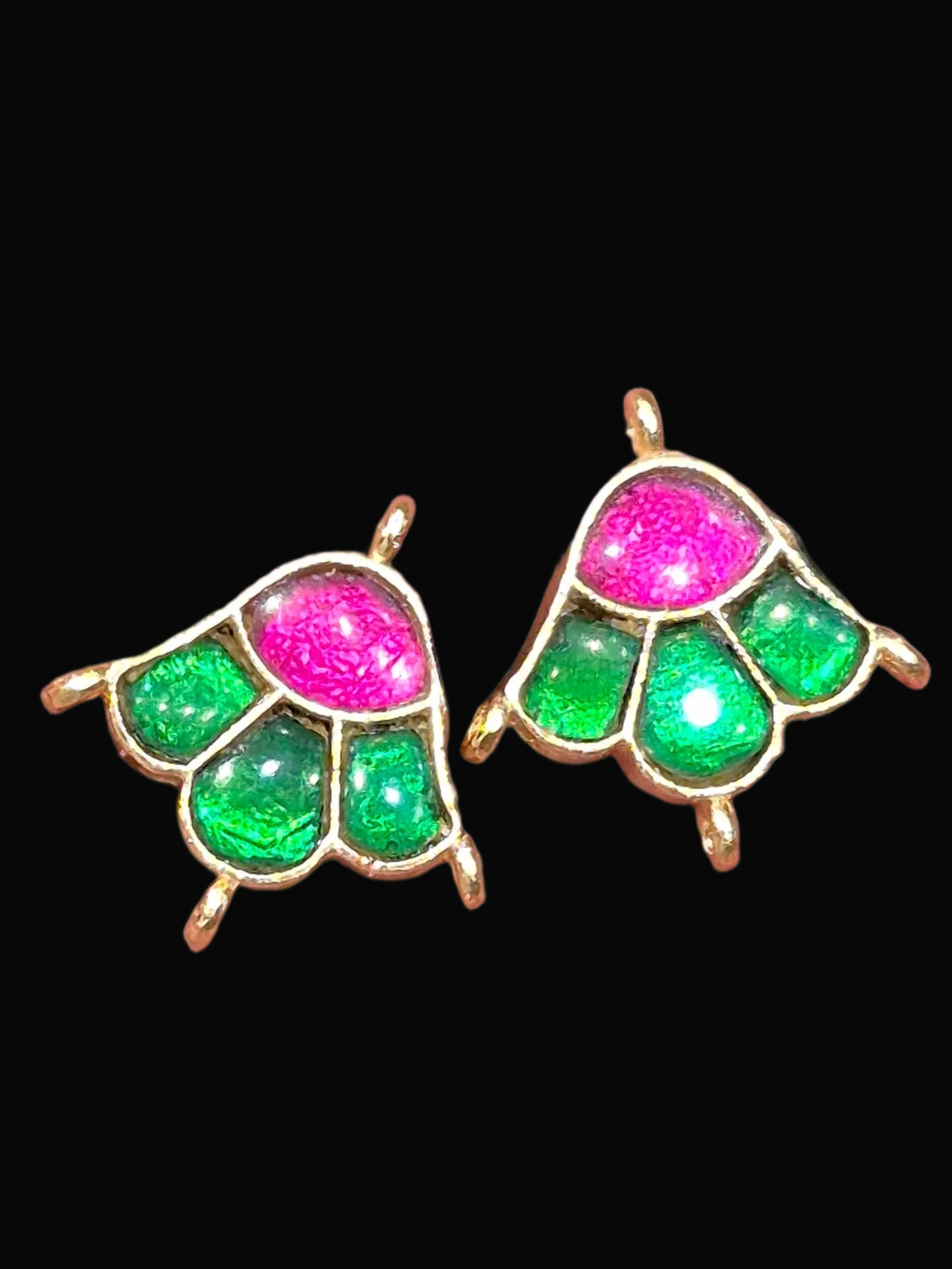 Jadau tops || 8 stones || 1 pair pack