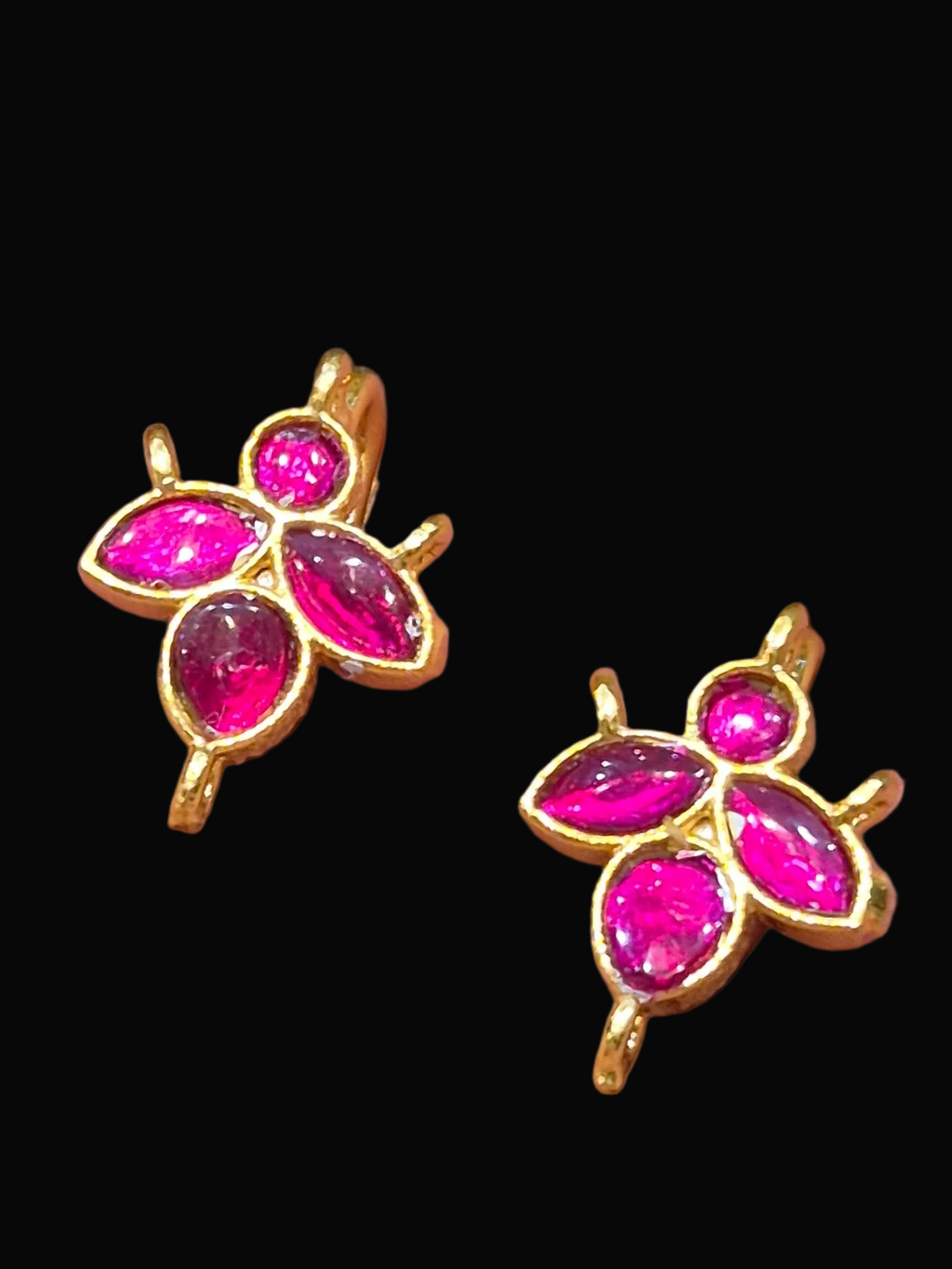 Jadau earcufs  || 8 stones || 1 pair pack