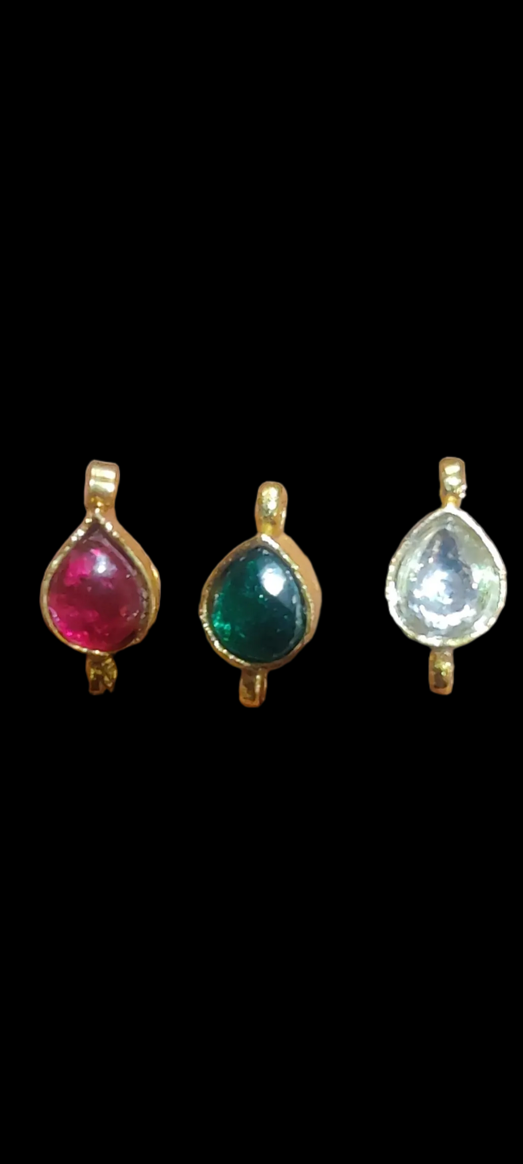 Single Stone Jadau Kundan||12 piece packing & 100 piece packing