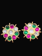 Jadau tops || 18 stones || 1 pair pack