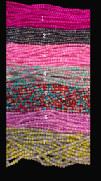 Crackle beads 8mm || 95+ beads ||
