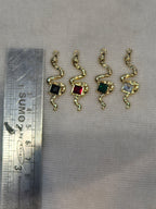 Antitarnish snake charms || 6 piece pack ||