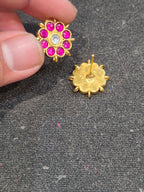 Jadau tops || 18 stones || 1 pair pack