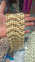 Real Shell pearls 8mm || 16 colour || 1line pack ||
