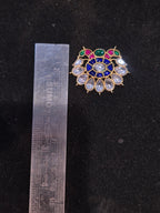 Big jadau pendant || 25 stones ||